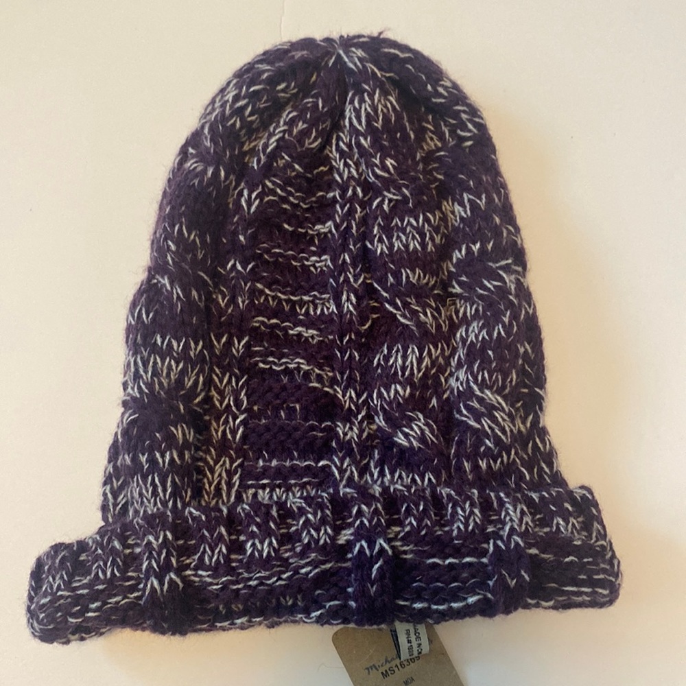 NEW Michaels Stars cable tie slouch hat